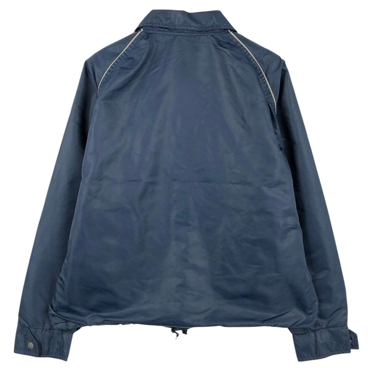 Pem-Star Padded Coach Jacket, Men's Size L (approx.) Nylon navy blue type Vintage Second Hand