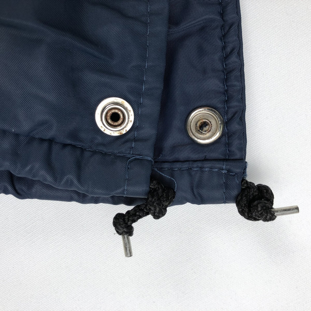 Pem-Star Padded Coach Jacket, Men's Size L (approx.) Nylon navy blue type Vintage Second Hand