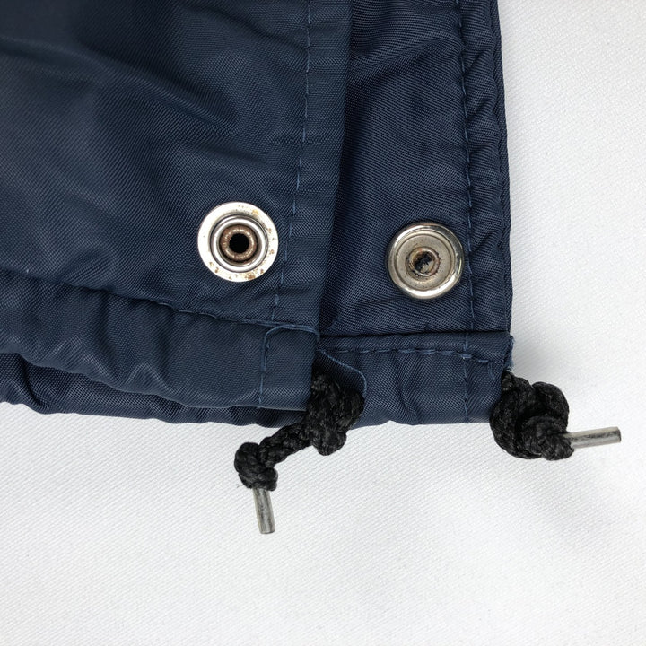 Pem-Star Padded Coach Jacket, Men's Size L (approx.) Nylon navy blue type Vintage Second Hand