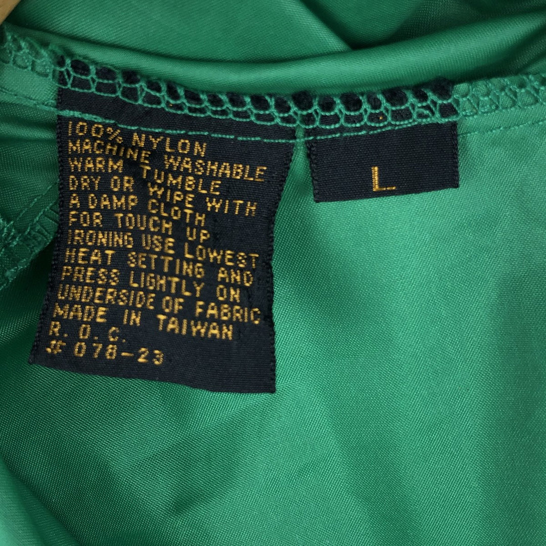 70s-80'S Lacoste IZOD Nylon Parka, Men's Size L (approx.), Vintage Nylon green type Vintage Second Hand