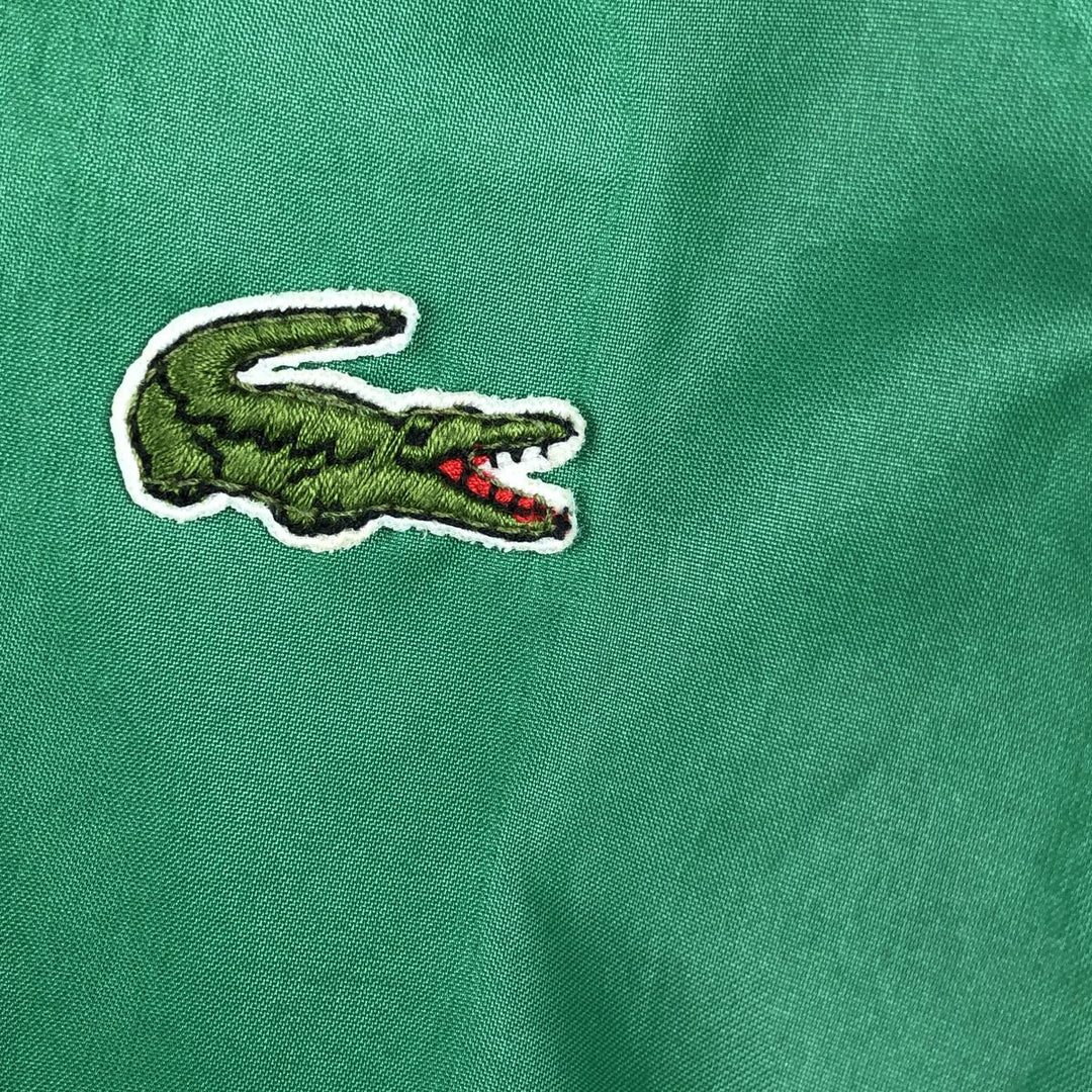 70s-80'S Lacoste IZOD Nylon Parka, Men's Size L (approx.), Vintage Nylon green type Vintage Second Hand