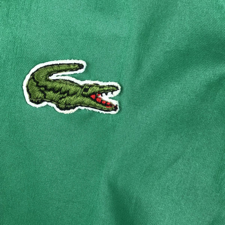 70s-80'S Lacoste IZOD Nylon Parka, Men's Size L (approx.), Vintage Nylon green type Vintage Second Hand