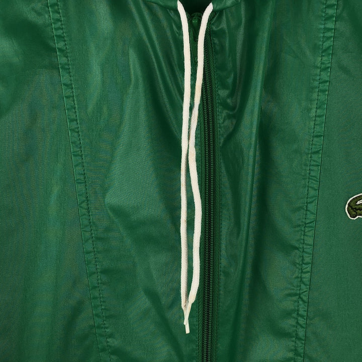 70s-80'S Lacoste IZOD Nylon Parka, Men's Size L (approx.), Vintage Nylon green type Vintage Second Hand