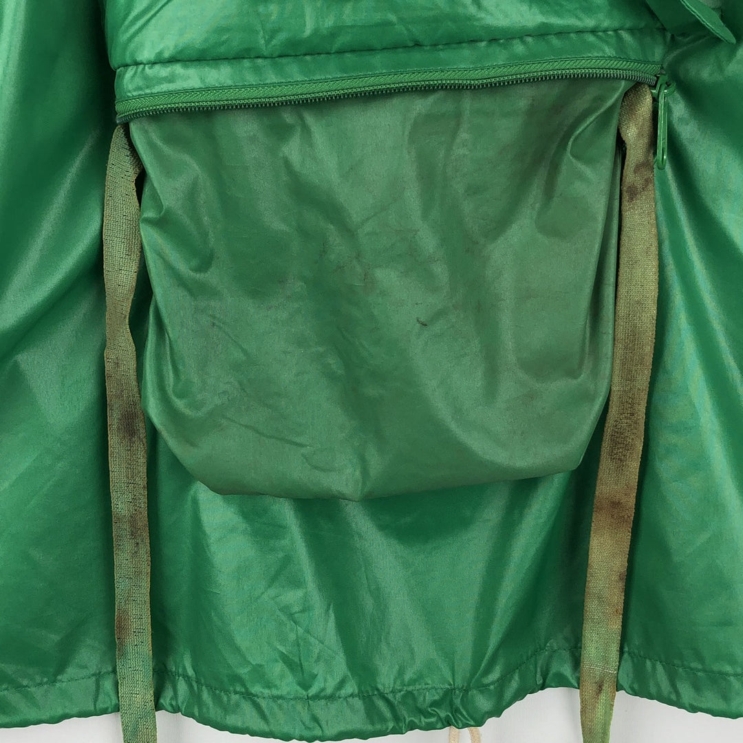 70s-80'S Lacoste IZOD Nylon Parka, Men's Size L (approx.), Vintage Nylon green type Vintage Second Hand