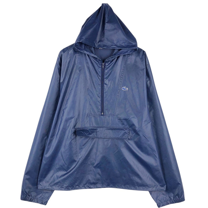 70s-80'S Lacoste IZOD Anorak Parka, Men's XL equivalent, Vintage unclear navy blue type Vintage Second Hand