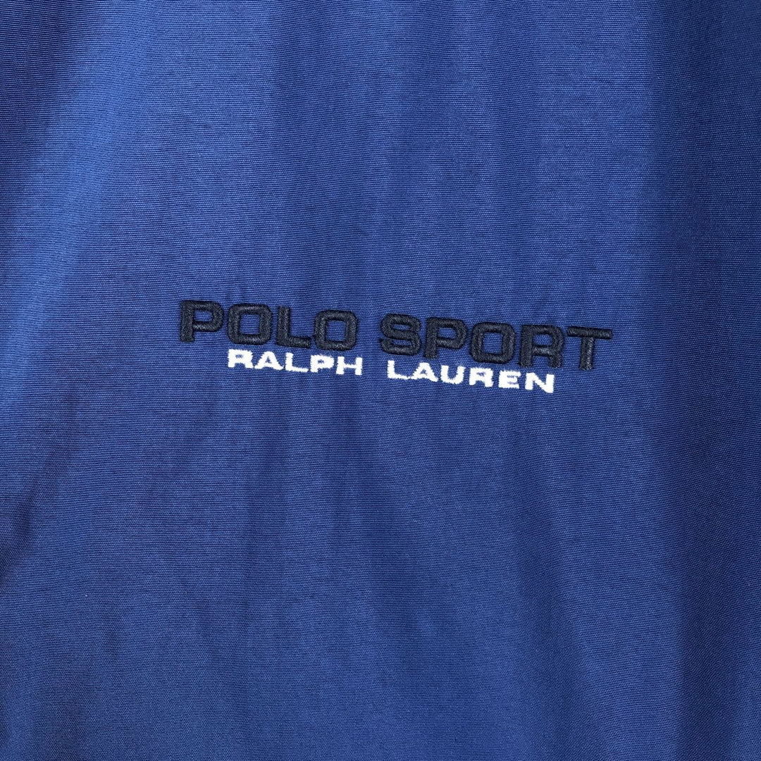 Ralph Lauren POLO SPORT Polo Sport Nylon Jacket, Men's XL Nylon blue type Vintage Second Hand