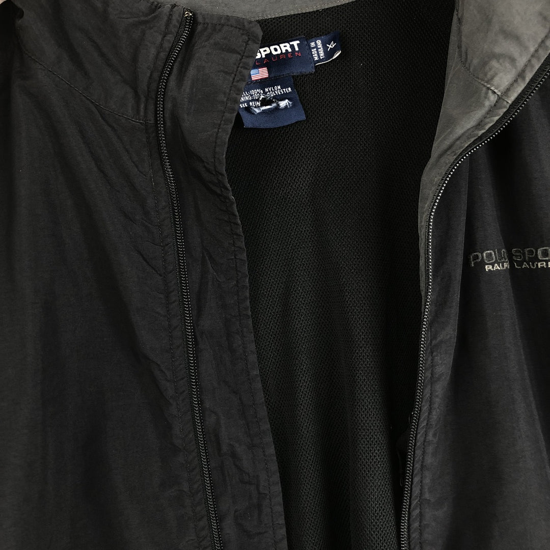Ralph Lauren POLO SPORT Polo Sport Nylon Jacket, Men's XL Nylon black type Vintage Second Hand