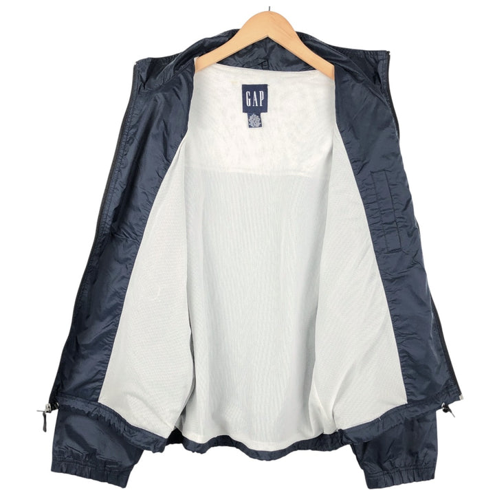 90'S GAP Vintage Ripstop Nylon Jacket, Men's Size L Nylon navy blue type Vintage Second Hand