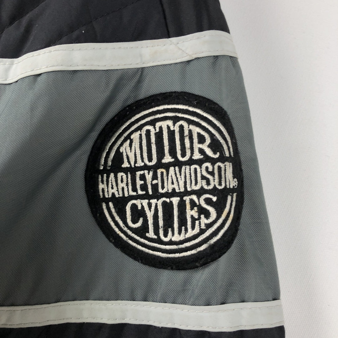 Harley-Davidson nylon jacket, made in the USA, men's size M equivalent. Nylon black type Vintage Second Hand