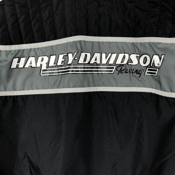 Harley-Davidson nylon jacket, made in the USA, men's size M equivalent. Nylon black type Vintage Second Hand