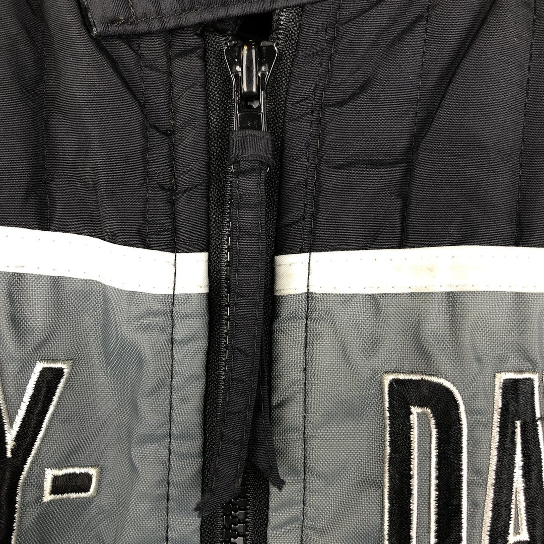 Harley-Davidson nylon jacket, made in the USA, men's size M equivalent. Nylon black type Vintage Second Hand