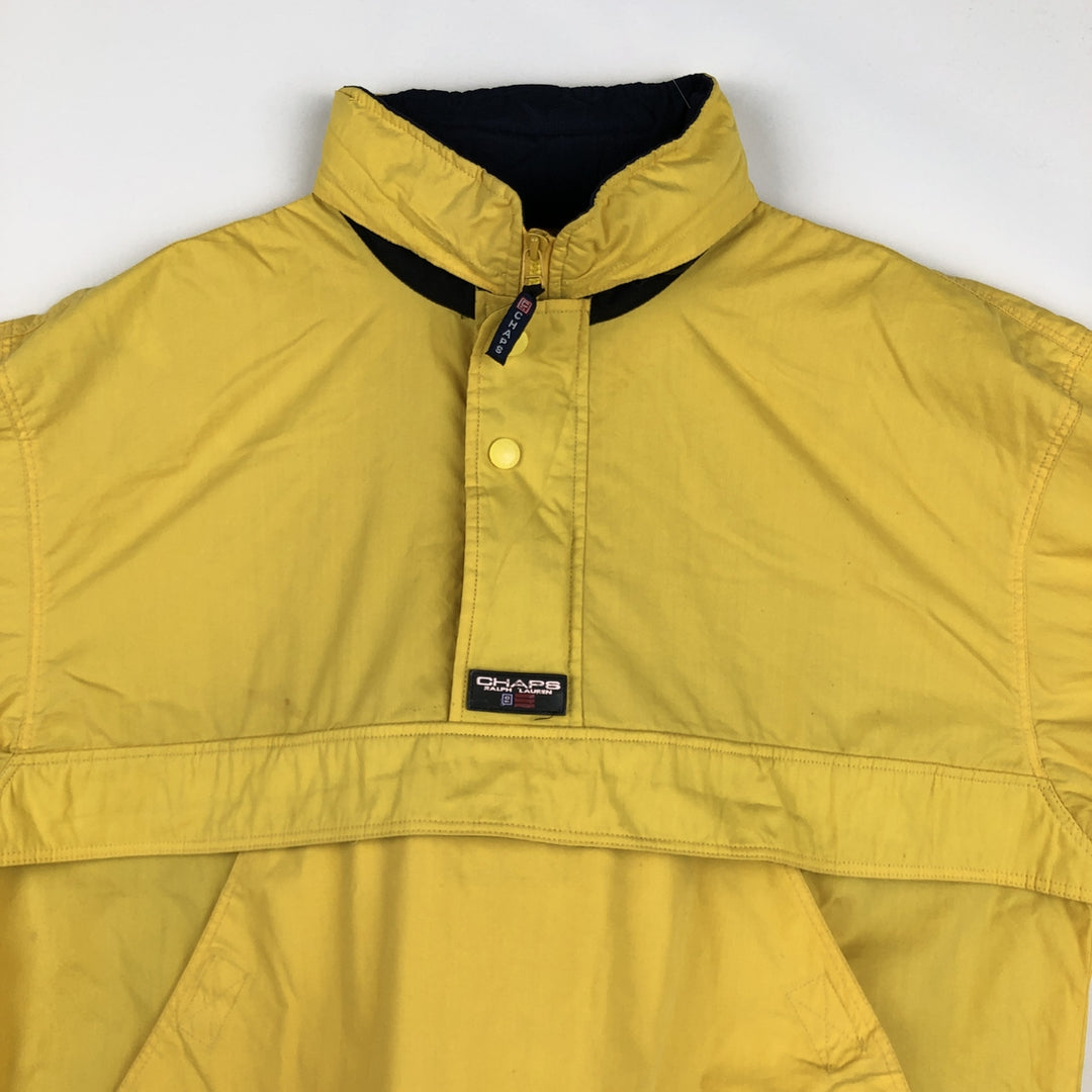 Ralph Lauren CHAPS Anorak Jacket, Men's Size M polyester yellow type Vintage Second Hand