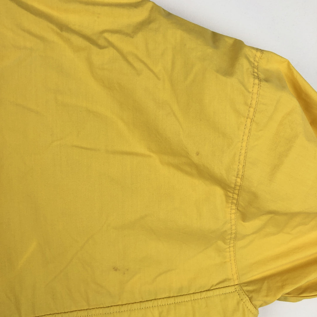 Ralph Lauren CHAPS Anorak Jacket, Men's Size M polyester yellow type Vintage Second Hand
