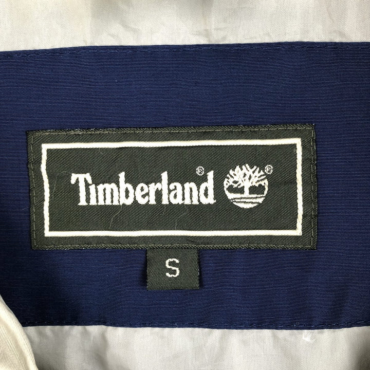 Timberland Anorak Parka, Men's Size S cotton navy blue type Vintage Second Hand