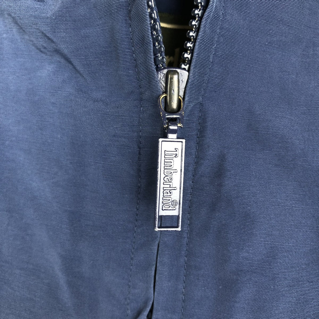 Timberland Anorak Parka, Men's Size S cotton navy blue type Vintage Second Hand
