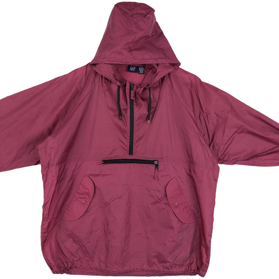 90'S GAP Old Gap Anorak Parka, Men's Size L, Vintage Nylon Red type red-purple Vintage Second Hand