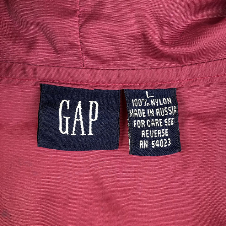 90'S GAP Old Gap Anorak Parka, Men's Size L, Vintage Nylon Red type red-purple Vintage Second Hand