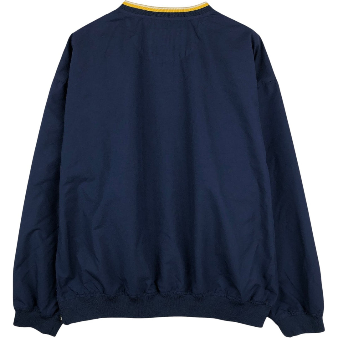 ~2000'S Nike Team College Warm-up Pullover, Men's Size L (approx.) polyester navy blue type Vintage Second Hand