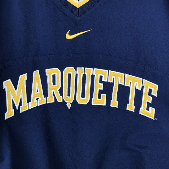 ~2000'S Nike Team College Warm-up Pullover, Men's Size L (approx.) polyester navy blue type Vintage Second Hand