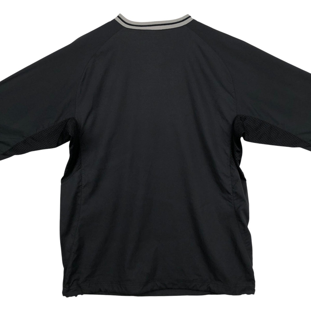 ~2000'S Nike Team Dri-FIT V-neck Warm-up Pullover, Men's Size L (approx.) polyester black type Vintage Second Hand