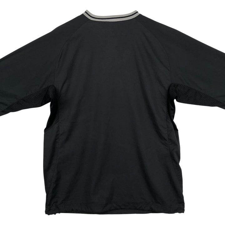 ~2000'S Nike Team Dri-FIT V-neck Warm-up Pullover, Men's Size L (approx.) polyester black type Vintage Second Hand