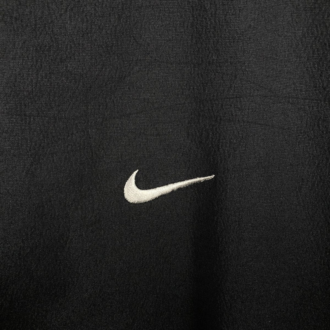 ~2000'S Nike Team Dri-FIT V-neck Warm-up Pullover, Men's Size L (approx.) polyester black type Vintage Second Hand