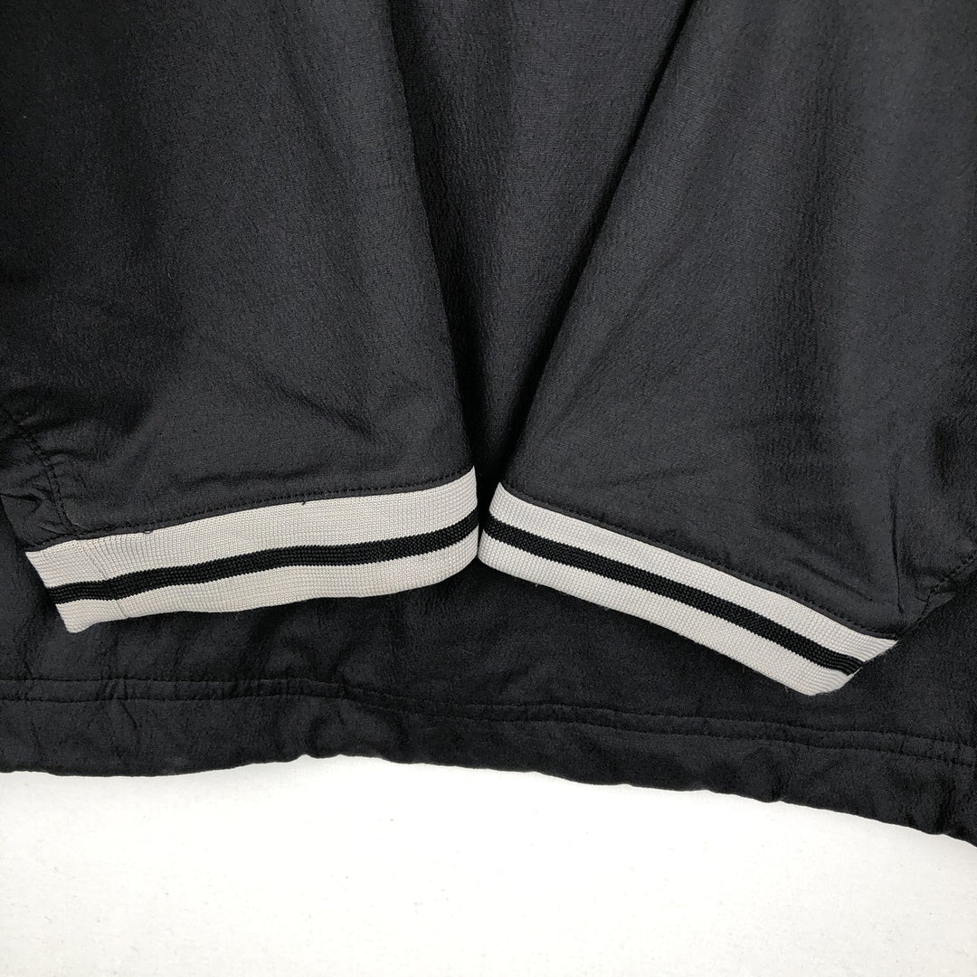 ~2000'S Nike Team Dri-FIT V-neck Warm-up Pullover, Men's Size L (approx.) polyester black type Vintage Second Hand
