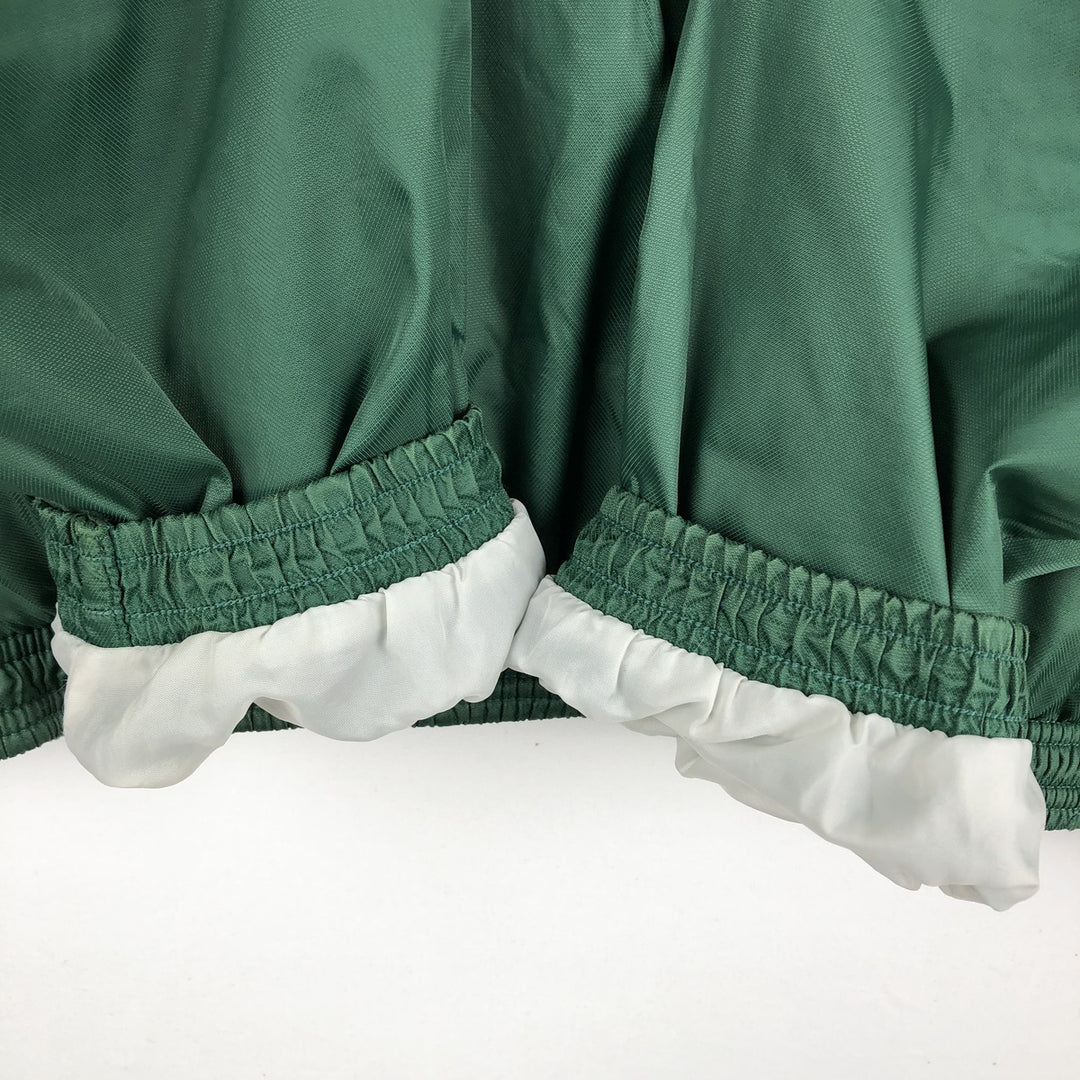 2000'S Adidas V-neck nylon pullover, men's size XXL equivalent. Nylon green type Vintage Second Hand