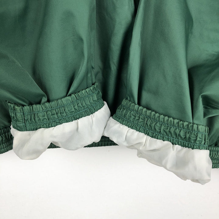 2000'S Adidas V-neck nylon pullover, men's size XXL equivalent. Nylon green type Vintage Second Hand