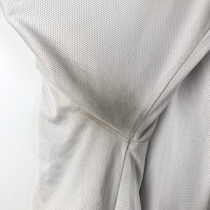 2000'S Adidas V-neck nylon pullover, men's size XXL equivalent. Nylon green type Vintage Second Hand
