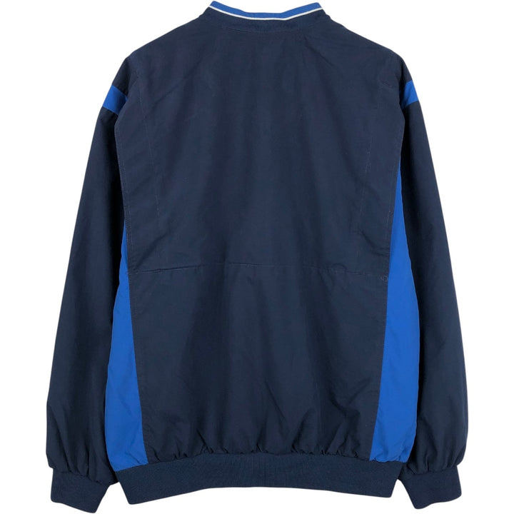 Nike Golf V-neck warm-up pullover, men's size L polyester navy blue type Vintage Second Hand