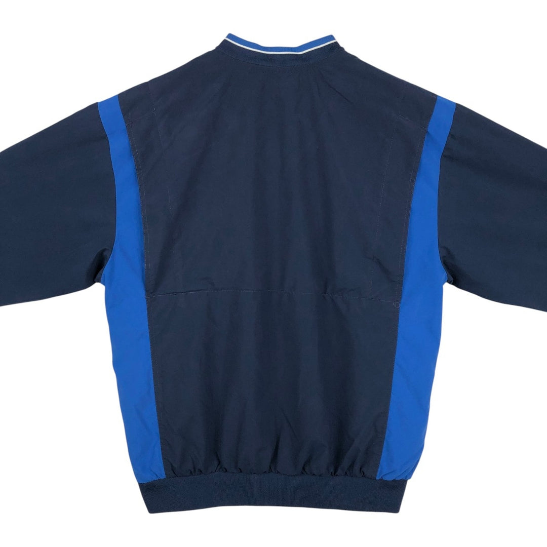 Nike Golf V-neck warm-up pullover, men's size L polyester navy blue type Vintage Second Hand
