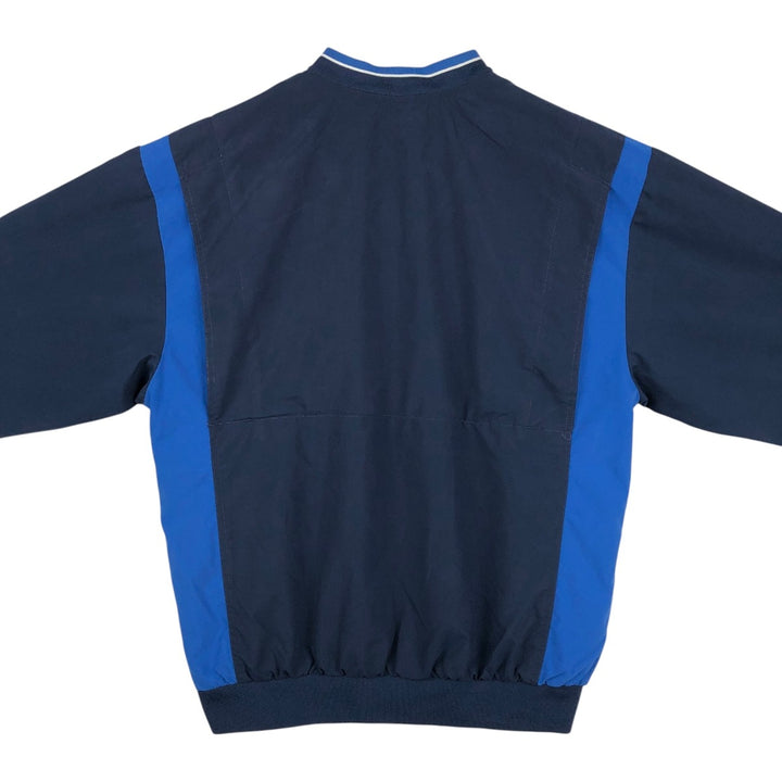 Nike Golf V-neck warm-up pullover, men's size L polyester navy blue type Vintage Second Hand