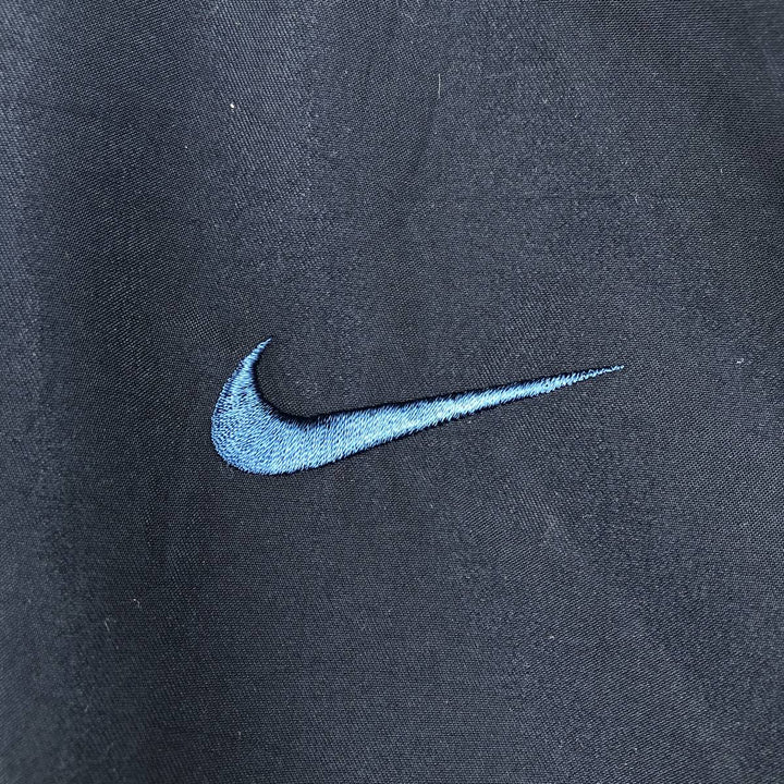 Nike Golf V-neck warm-up pullover, men's size L polyester navy blue type Vintage Second Hand