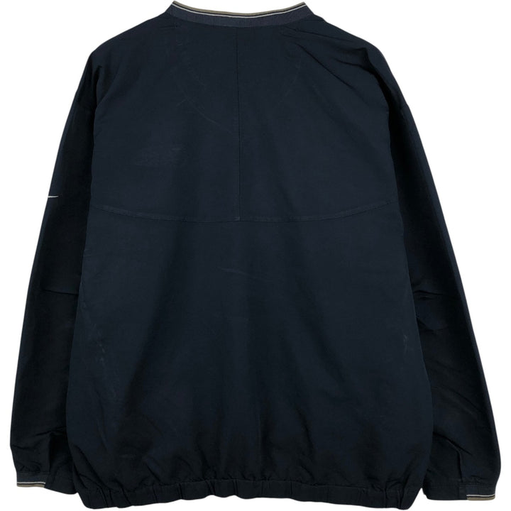 Nike Golf AT&T Advertising V-Neck Warm-Up Pullover (Men's XL equivalent) polyester navy blue type Vintage Second Hand