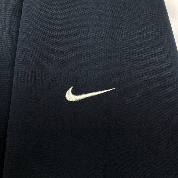 Nike Golf AT&T Advertising V-Neck Warm-Up Pullover (Men's XL equivalent) polyester navy blue type Vintage Second Hand