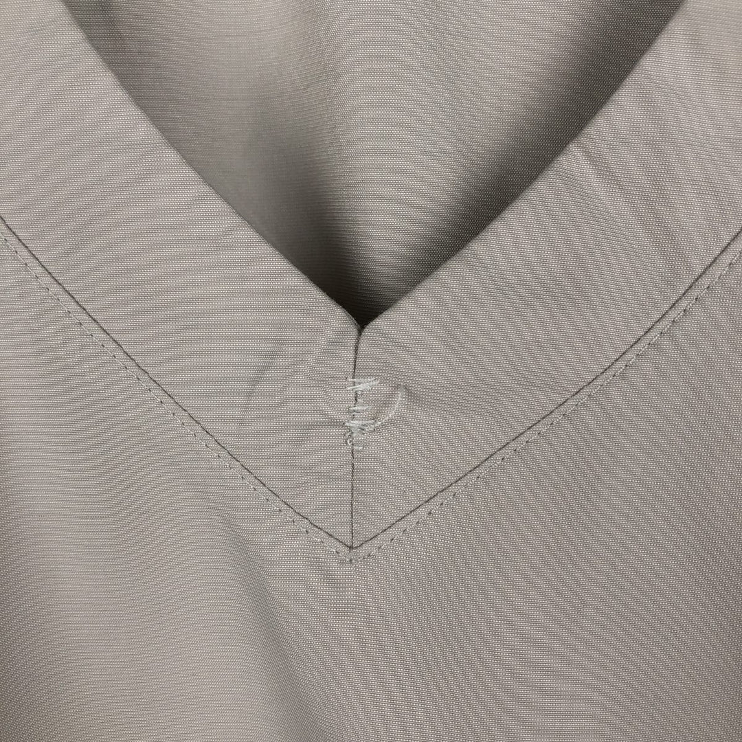 Nike Golf V-neck warm-up pullover, men's size L polyester Beige type Vintage Second Hand