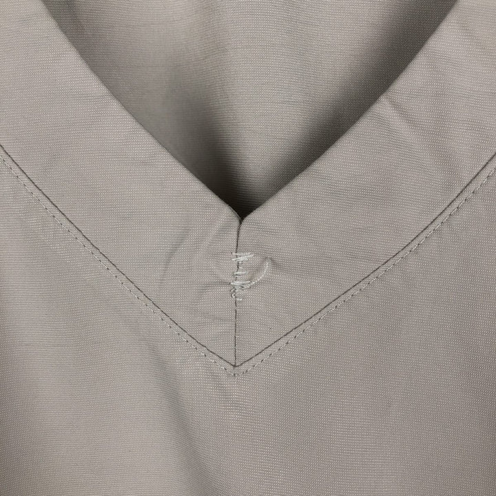 Nike Golf V-neck warm-up pullover, men's size L polyester Beige type Vintage Second Hand