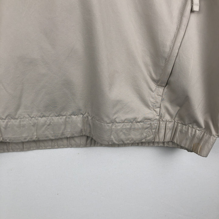Nike Golf V-neck warm-up pullover, men's size L polyester Beige type Vintage Second Hand