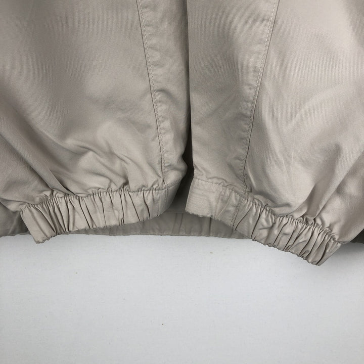 Nike Golf V-neck warm-up pullover, men's size L polyester Beige type Vintage Second Hand