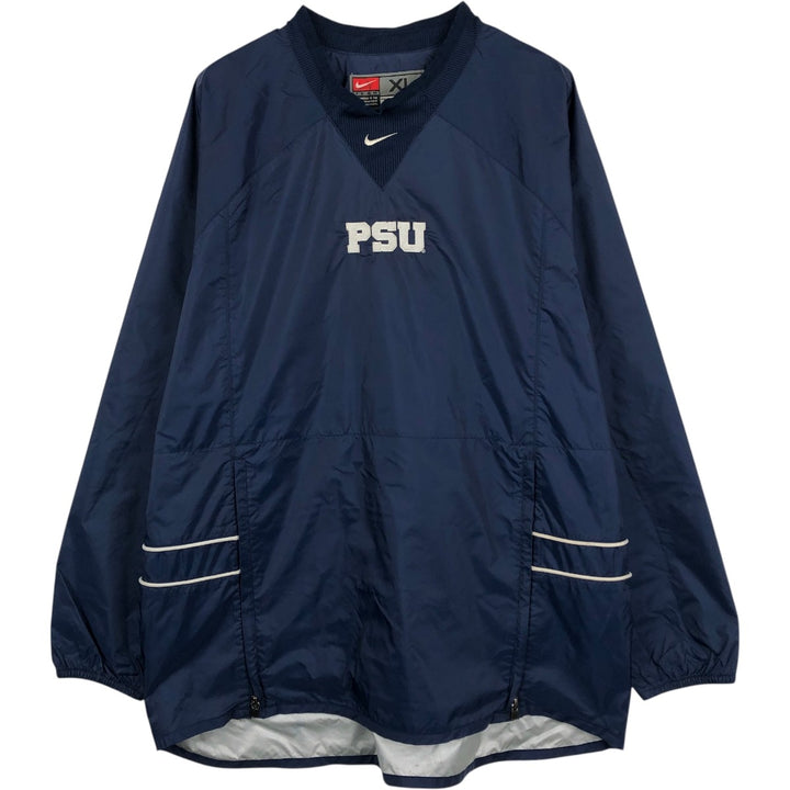 2000'S Nike Team Penn State College Nylon Pullover, Men's Size XL (approx.) Nylon navy blue type Vintage Second Hand