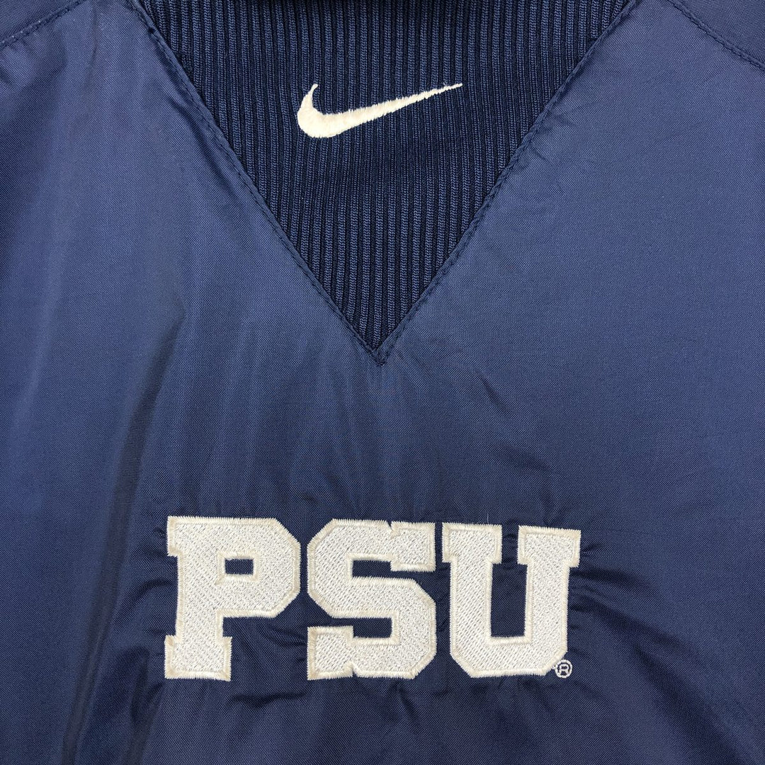2000'S Nike Team Penn State College Nylon Pullover, Men's Size XL (approx.) Nylon navy blue type Vintage Second Hand