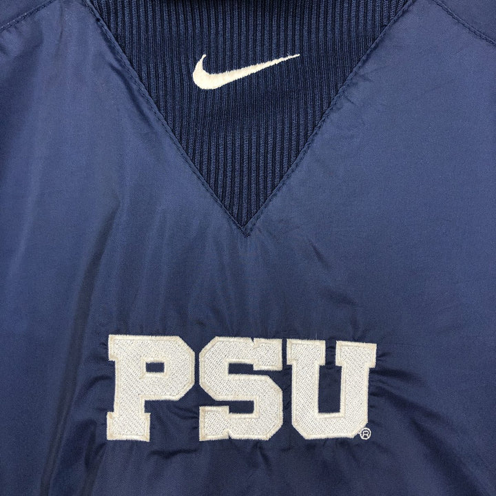 2000'S Nike Team Penn State College Nylon Pullover, Men's Size XL (approx.) Nylon navy blue type Vintage Second Hand