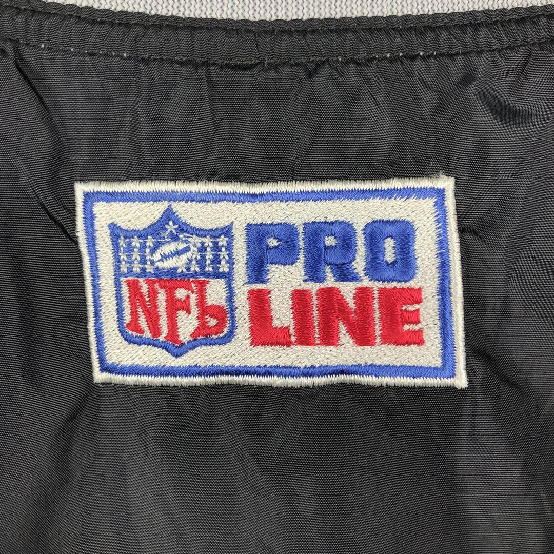 90s-era Nike NFL Las Vegas Raiders Reversible V-Neck Nylon Pullover, Men's XXL equivalent, Vintage Nylon gray type Vintage Second Hand