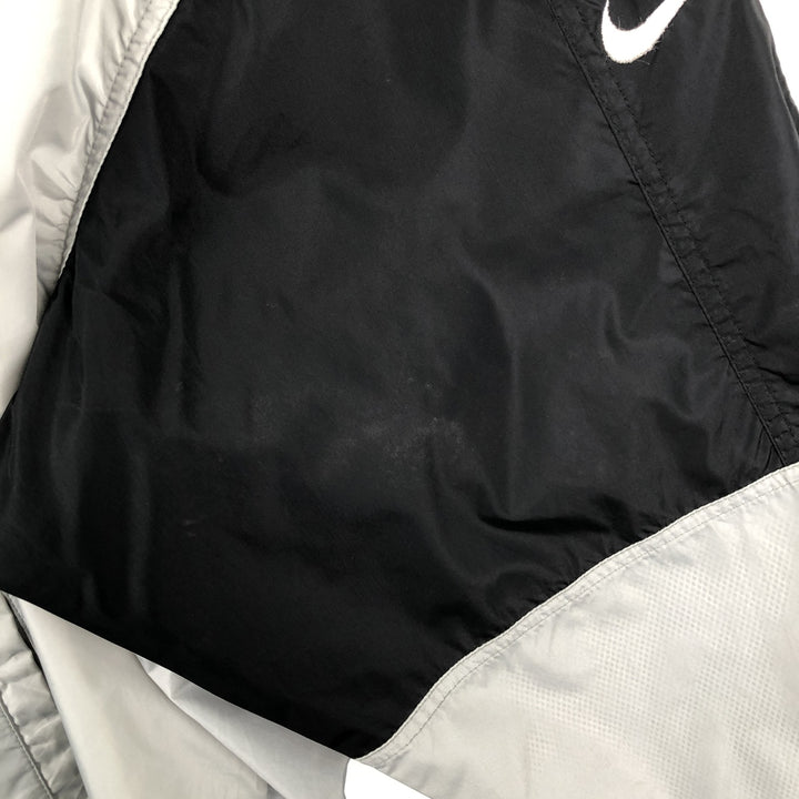 90s-era Nike NFL Las Vegas Raiders Reversible V-Neck Nylon Pullover, Men's XXL equivalent, Vintage Nylon gray type Vintage Second Hand
