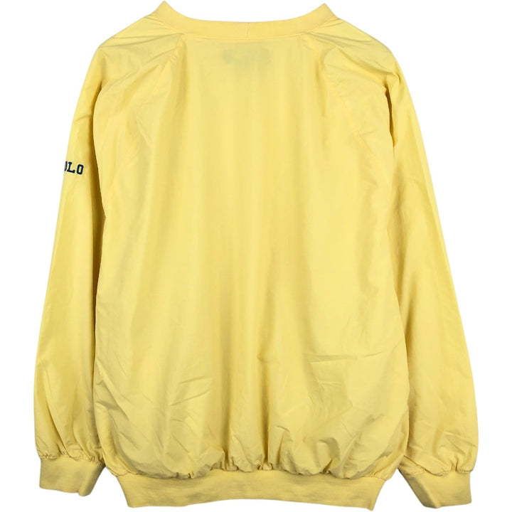 Ralph Lauren POLO by Ralph Lauren nylon pullover, men's size L Nylon yellow type Vintage Second Hand