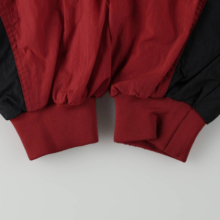 90'S Nike Center Logo Nylon Pullover, Men's Size XL (Equivalent), Vintage Nylon red type Vintage Second Hand