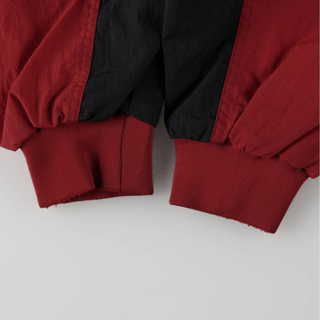 90'S Nike Center Logo Nylon Pullover, Men's Size XL (Equivalent), Vintage Nylon red type Vintage Second Hand