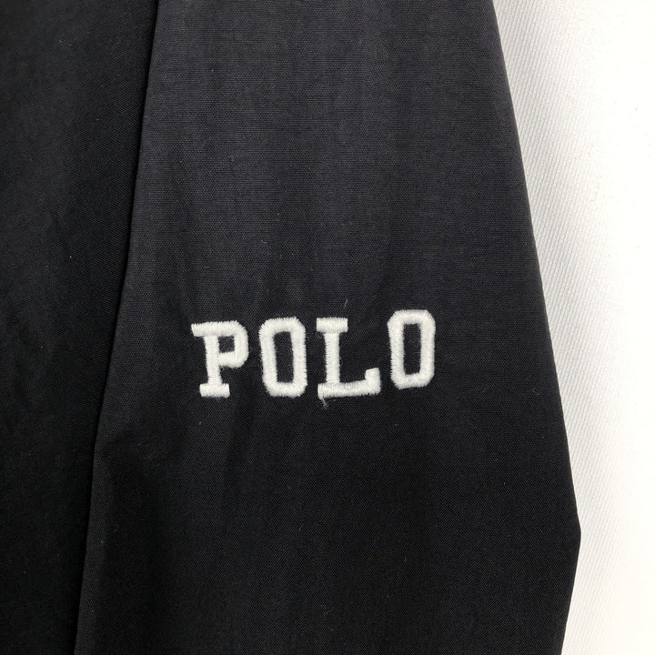Ralph Lauren POLO by Ralph Lauren nylon pullover, men's XL size Nylon black type Vintage Second Hand