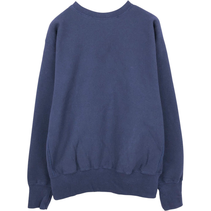 90'S CAMBER Plain Blank Sweatshirt, Made in USA, Men's Size L (Equivalent), Vintage cotton navy blue type Vintage Second Hand